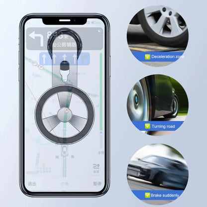 360 Rotatable Foldable Air Vent Magnetic Phone Holder (1 Pc)