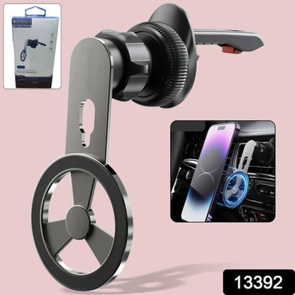 360 Rotatable Foldable Air Vent Magnetic Phone Holder (1 Pc)