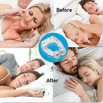 Anti Snore Device For Men And Woman Silicone Magnetic Nose Clip For Heavy Snoring Sleeper Snore Stopper Anti Snoring Device (3Pc)